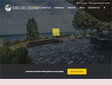 Tablet Screenshot of dunelandscape.com